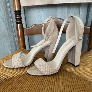 Nude Braided Strappy Heals